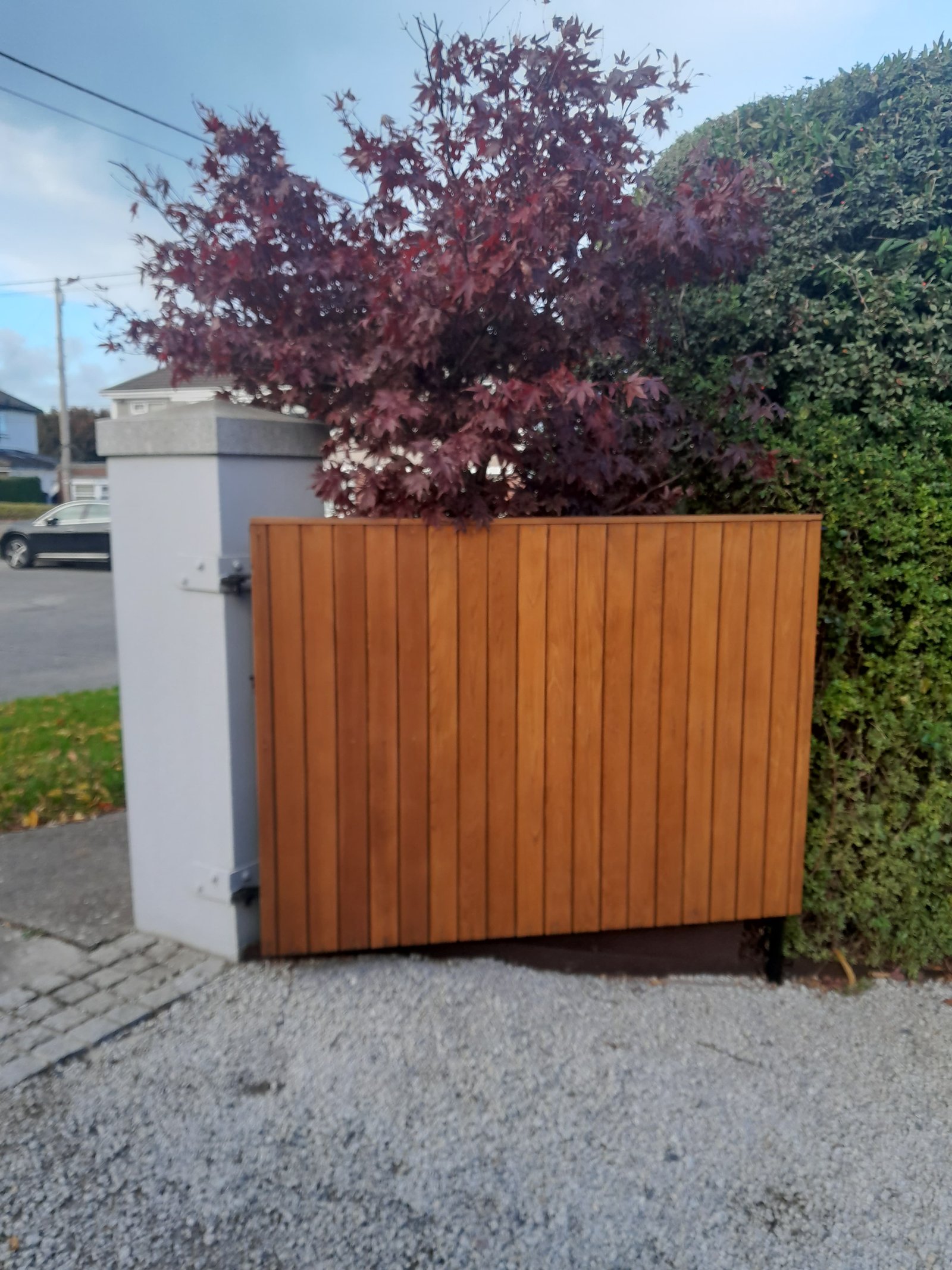 Gate after treatment