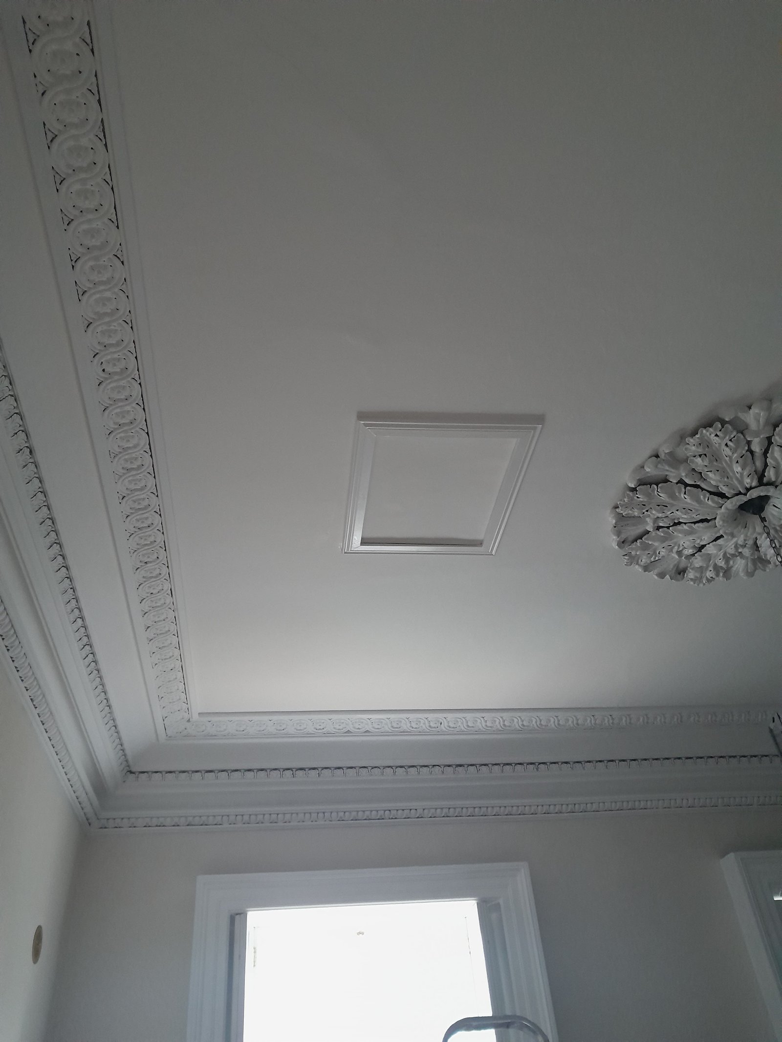 Intricate Victorian cornicing detail